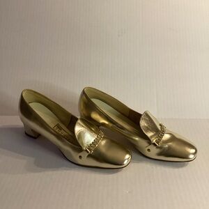 Alden Gold Women's Loafers VINTAGE RARE